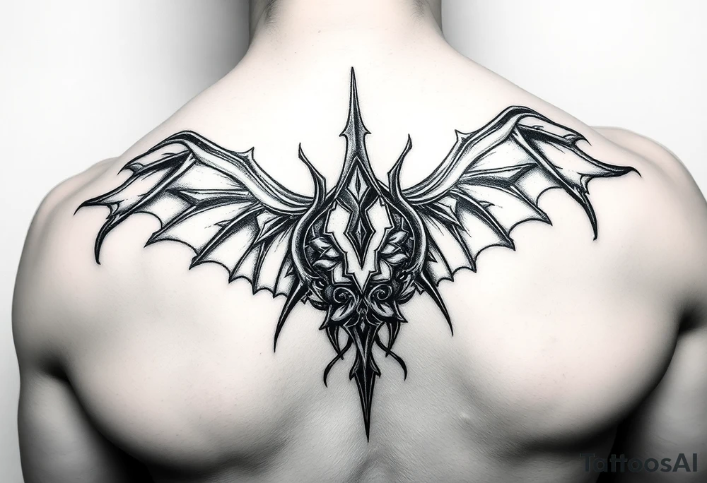 kinky fetish latex dominatrix tattoo idea