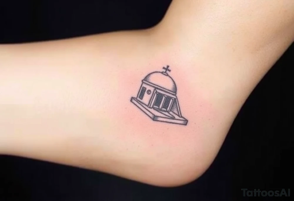 “I will come to your temple with burnt offerings and fulfill my vows to you— vows my lips promised and my mouth spoke when I was in trouble.” tattoo idea