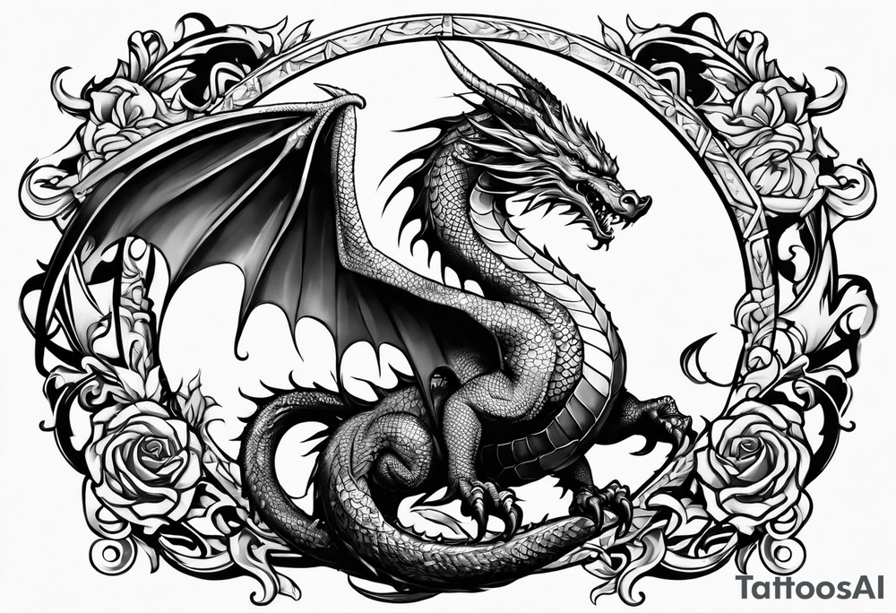 Drache tattoo idea