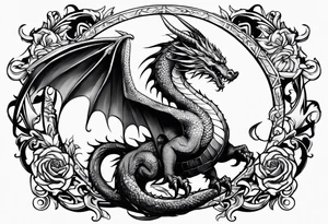 Drache tattoo idea