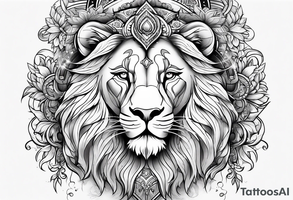 FEMAL LEO ASTROLOGY tattoo idea