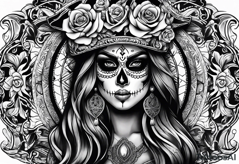 La muerte tattoo idea