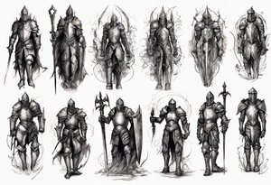 Knight tattoo idea