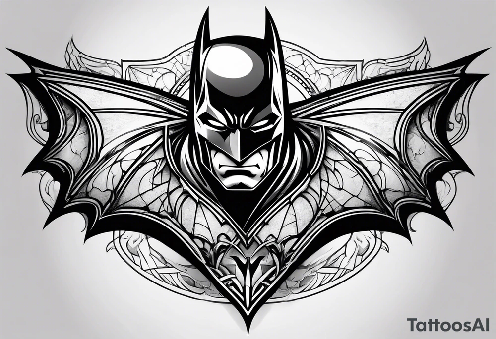 batman symbol by itself tattoo idea