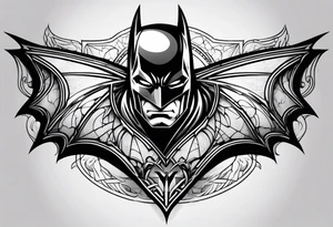 batman symbol by itself tattoo idea