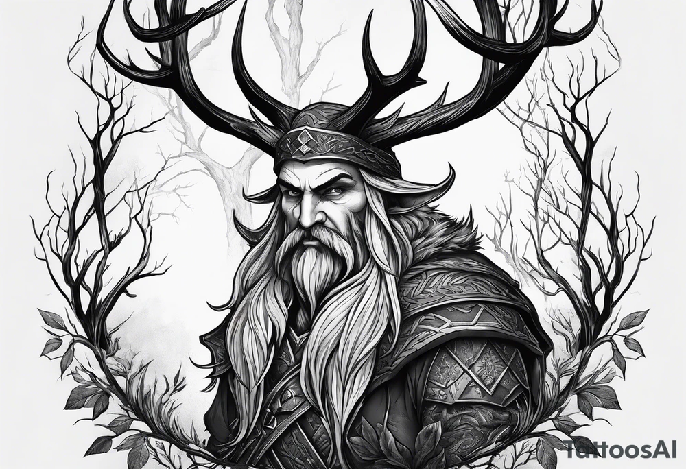 Leshy from witcher tattoo idea