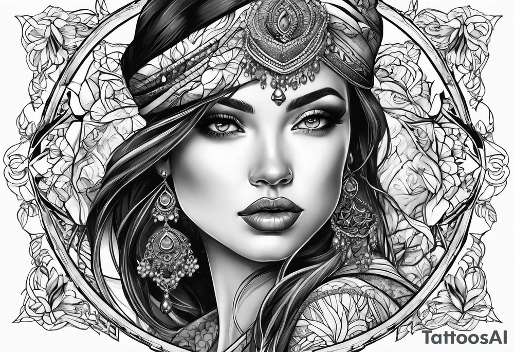 Women tattoo idea