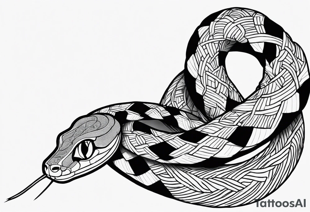 snake of inter club of footbool in my leg tattoo idea