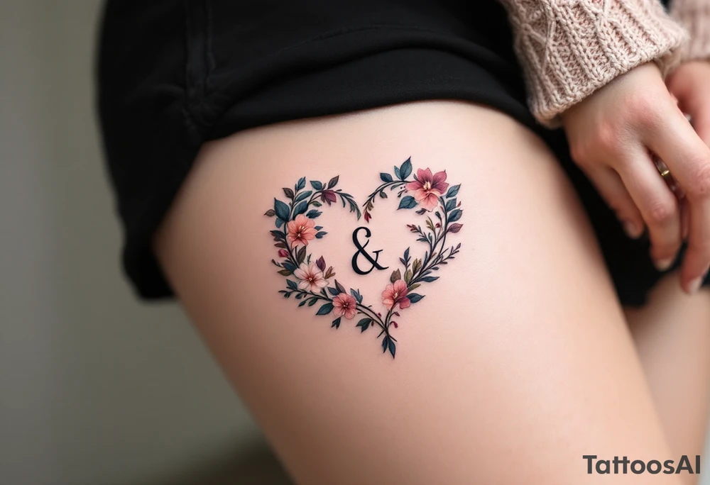 Create a delicate tattoo design that seamlessly integrates the initials of "Charlie" and "Zackary" in graceful, flowing cursive. Enclose the names within a softly stylized symbol that embodies strength and unity . The overall design should evoke warmth and protection while remaining refined and understated tattoo idea