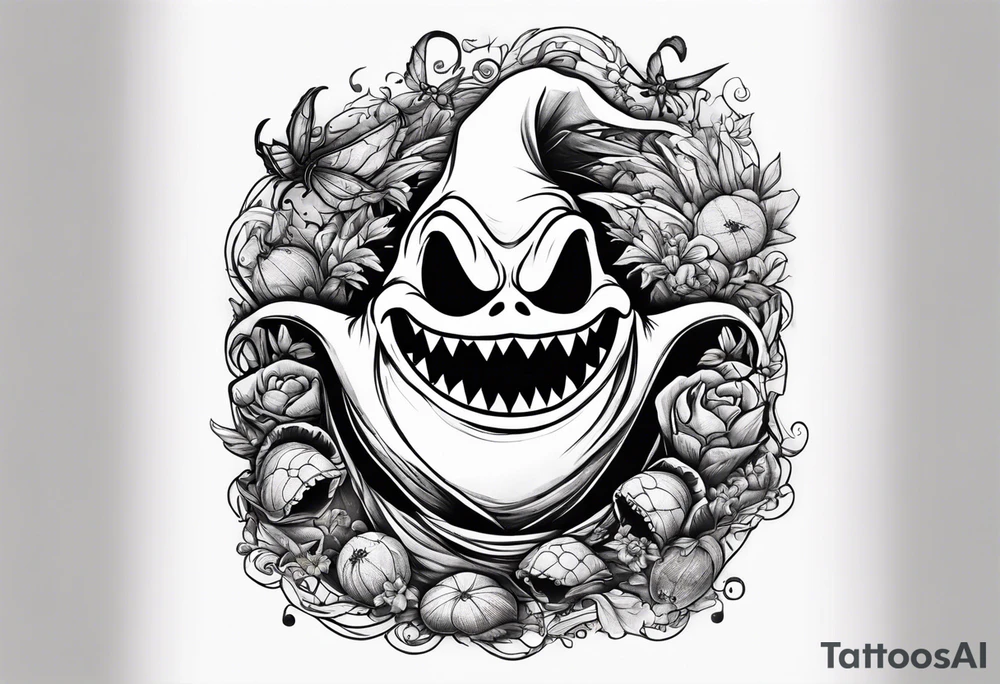 Oogie boogie with bugs tattoo idea