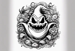 Oogie boogie with bugs tattoo idea