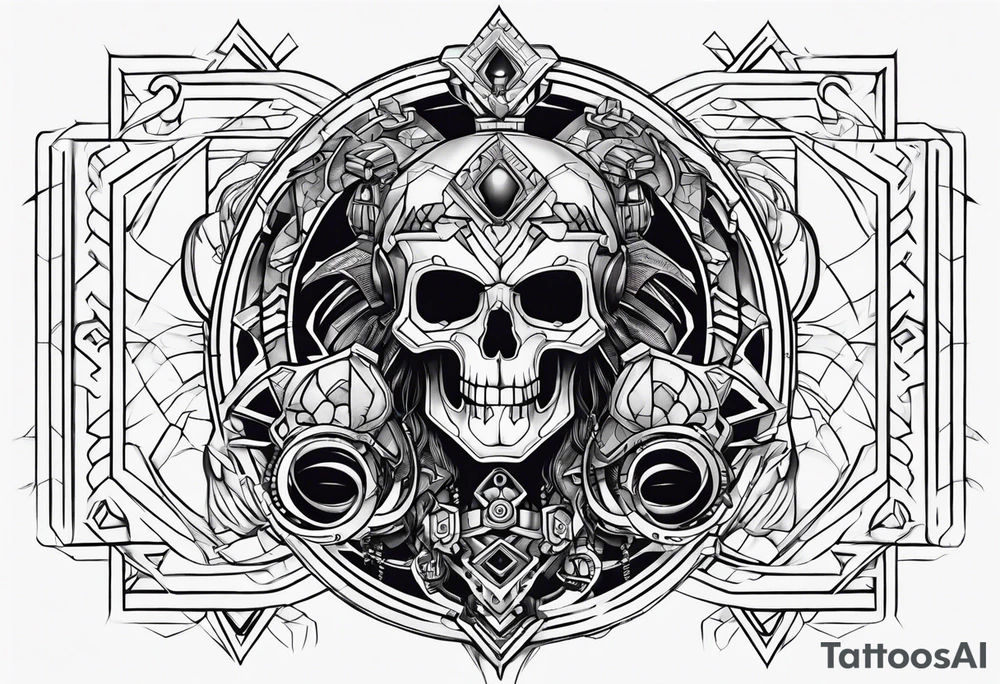 Necron tattoo idea