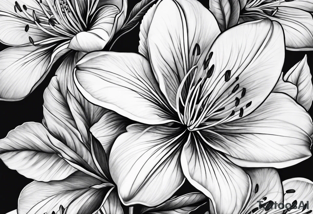 Azaleas tattoo idea