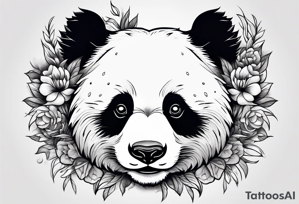 panda tattoo idea