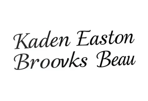 Kaden Easton Brooks Beau made into a crossword puzzle tattoo idea