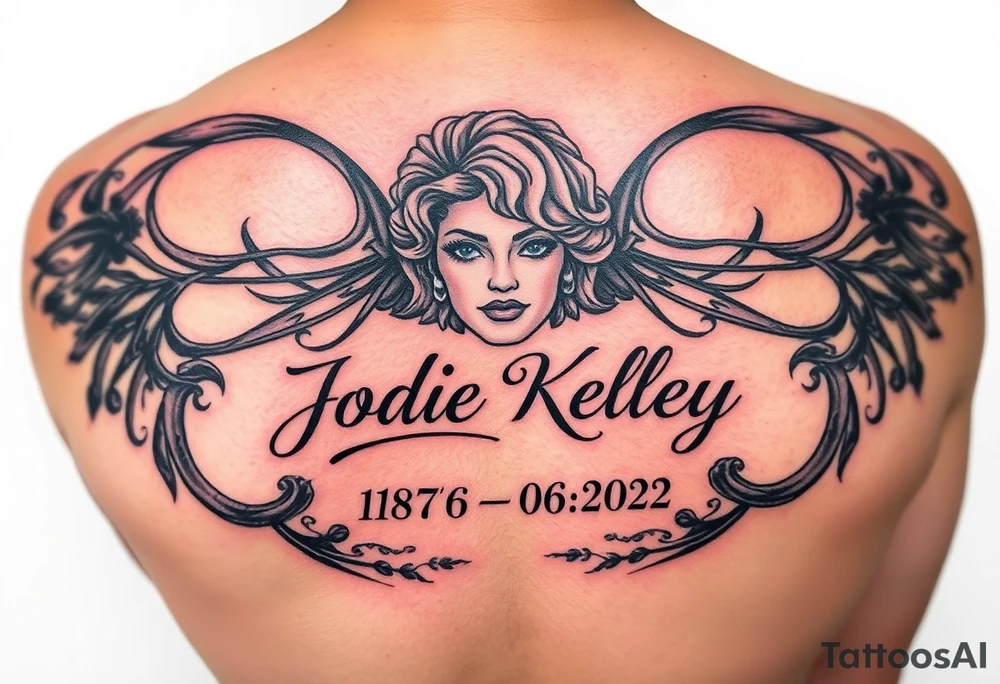 tattoo for my mother who passed away Jodie Kelley 4/18/1976-12/06/2022 tattoo idea