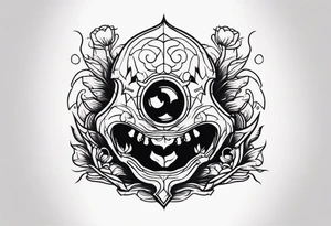 Original horror tattoo idea