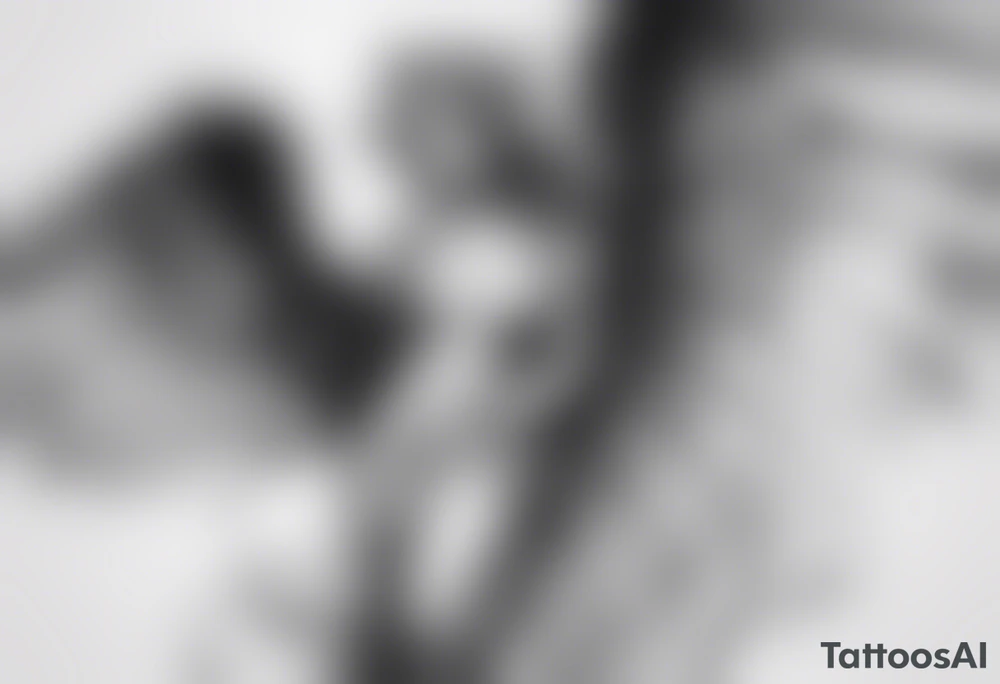 Angel wings tattoo idea