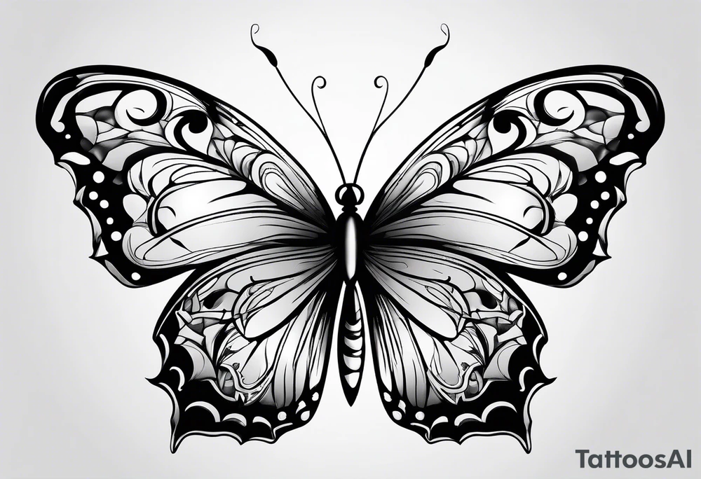 Butterflies tattoo idea