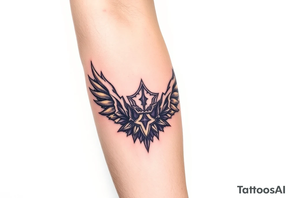 bib 2013 purple and gold tattoo idea