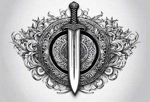 Zulfiqar sword tattoo idea