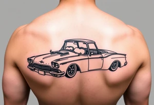 Lowrider cars tattoo idea