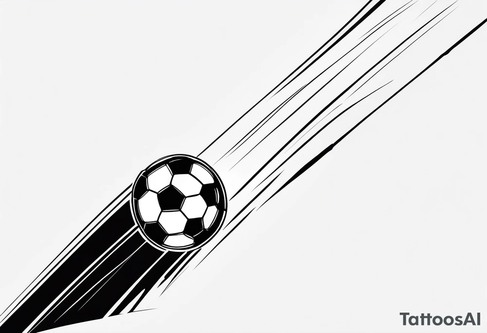 Soccer stick tatoo tattoo idea