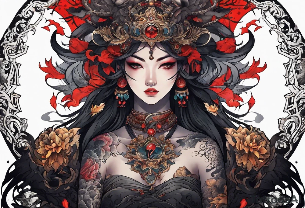 overcoming inner demons 
suffering and finding light through the darkness
self-respect tattoo idea