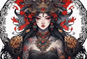 overcoming inner demons 
suffering and finding light through the darkness
self-respect tattoo idea