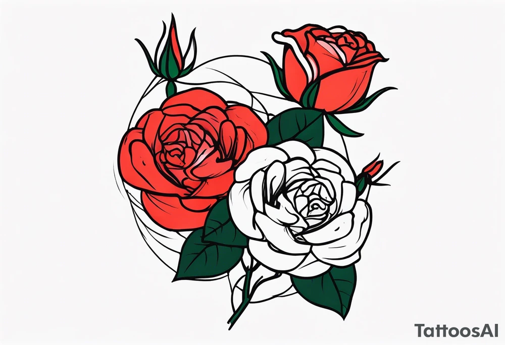 Roses tattoo idea
