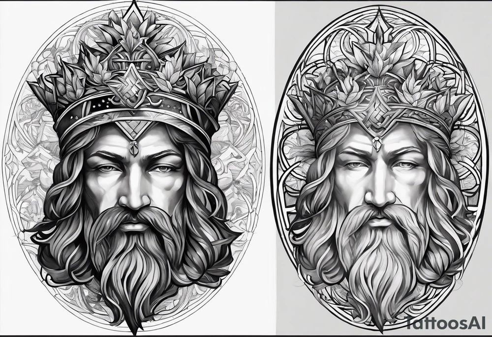 The symbol of Matthias in the bible tattoo idea