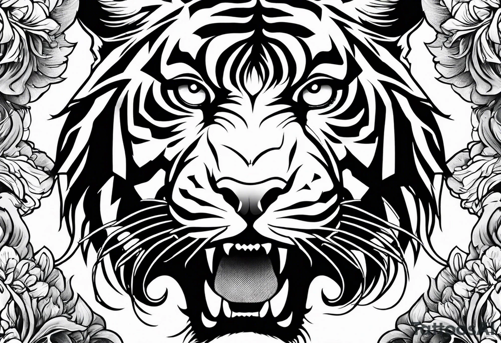 tiger tattoo idea