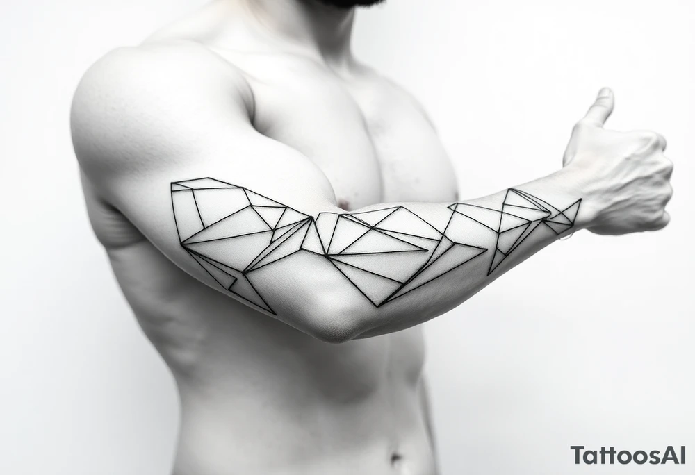 geometric tattoo idea