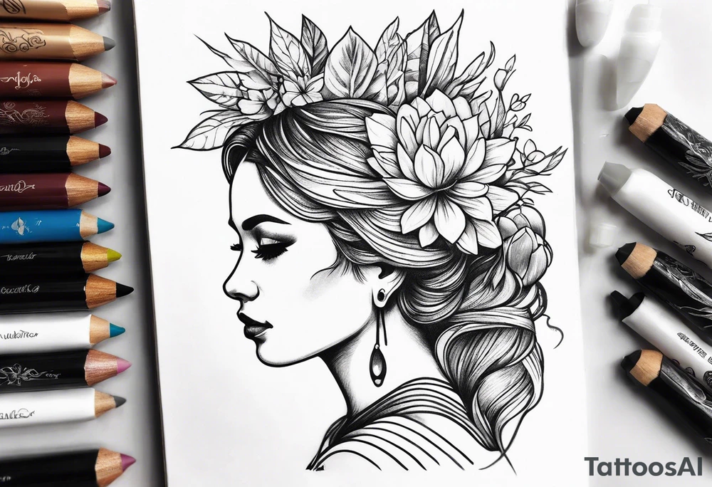 small tattoo symbolizing self-care tattoo idea