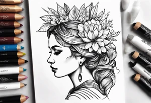small tattoo symbolizing self-care tattoo idea