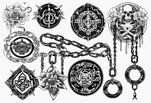 Chains tattoo idea