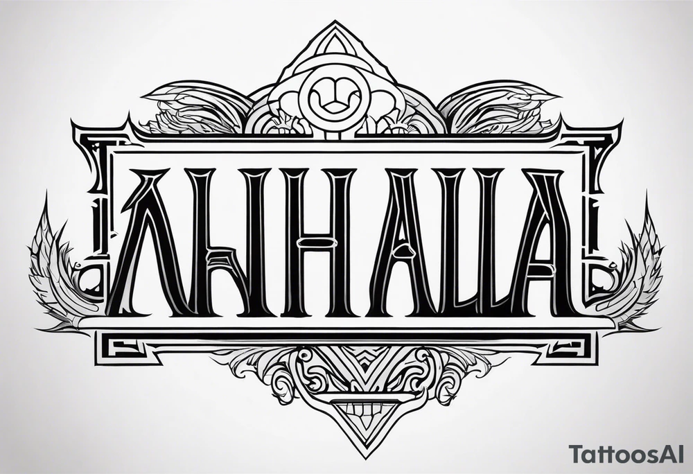 Valhalla 
 mist pillars tattoo idea