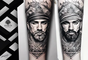 men's forearm tattoo idea tattoo idea