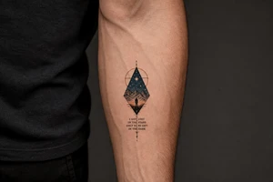 I got lost in the starrs only to be left in the dark tattoo idea