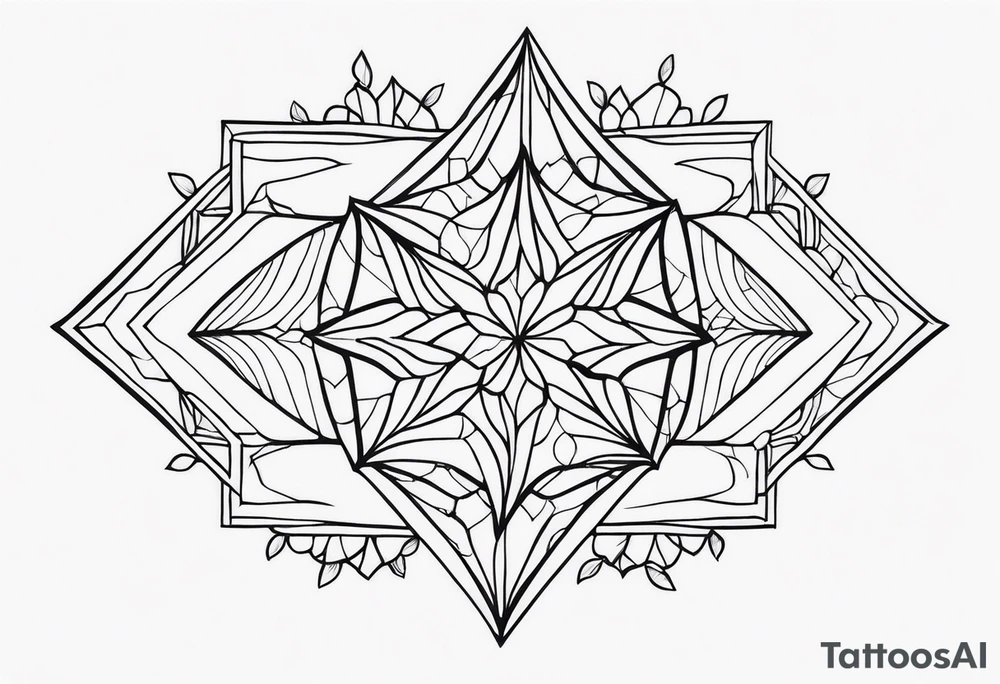 simple canlde design with crystal light tattoo idea