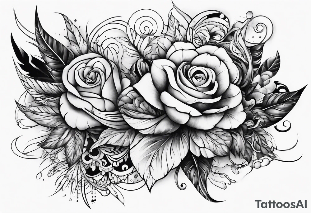 extreme pain arm tattoo idea
