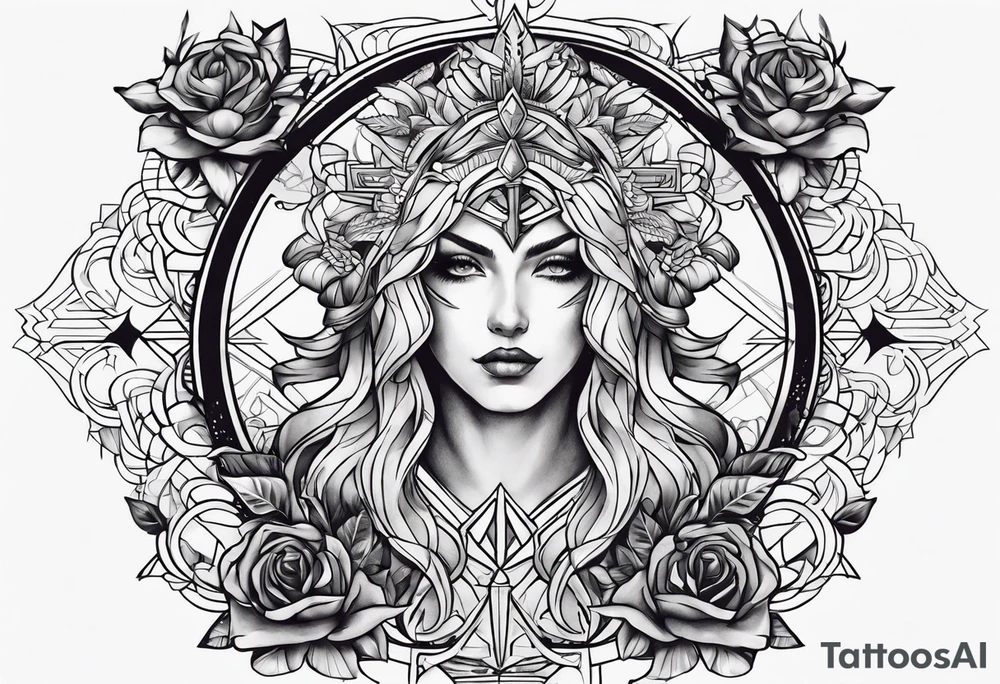 Justicia tattoo idea