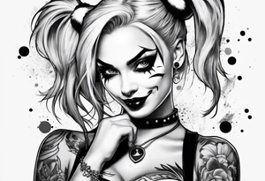 Harley Quinn tattoo idea
