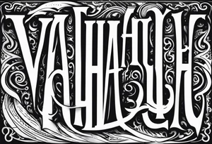Valhalla fog tattoo idea
