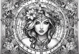 December zodiac, june zodiac tattoo idea