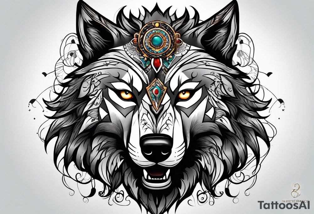 Lobo wolf for a male tattoo tattoo idea