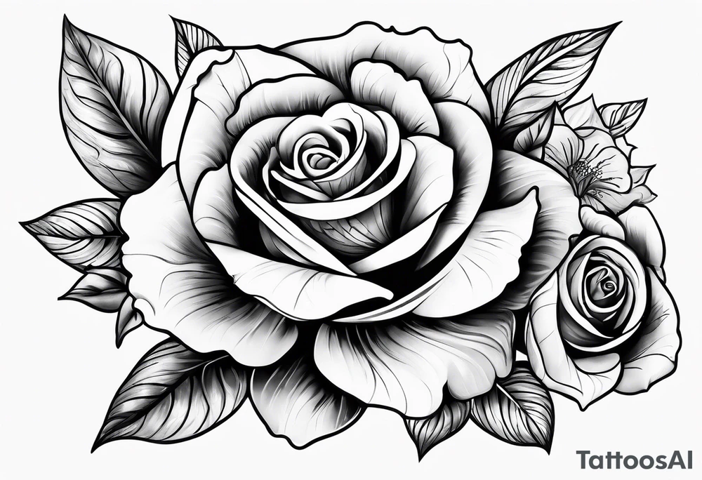My moms name "Victoria" with roses surrounding it tattoo idea