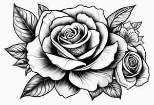 My moms name "Victoria" with roses surrounding it tattoo idea