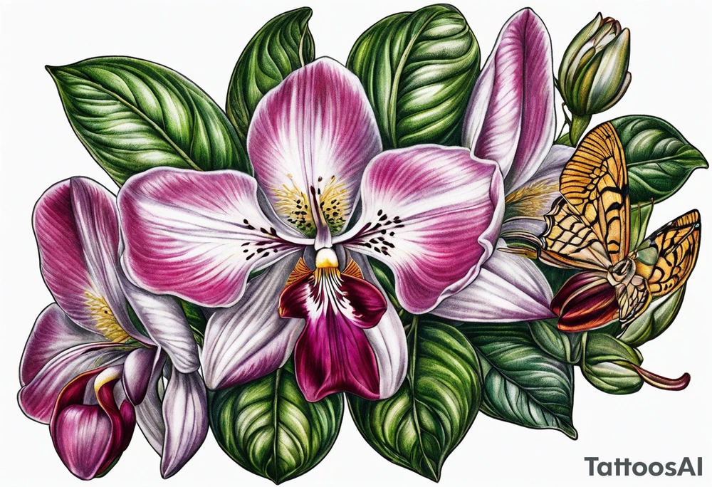 Lamprocapnos spectabilis species tattoo idea