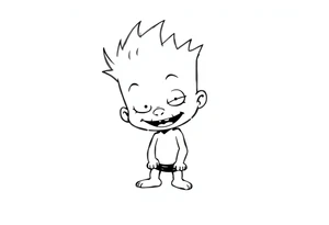 tommy pickles from the rugrats tattoo idea